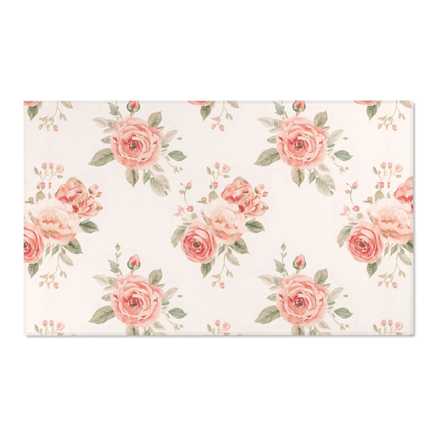 Rose Bouquet nursery area rug in a baby room