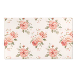 Rose Bouquet nursery area rug in a baby room