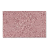 Rose Damask nursery area rug in a baby room