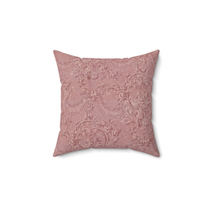 Rose Damask pillow in the 18 inch square size