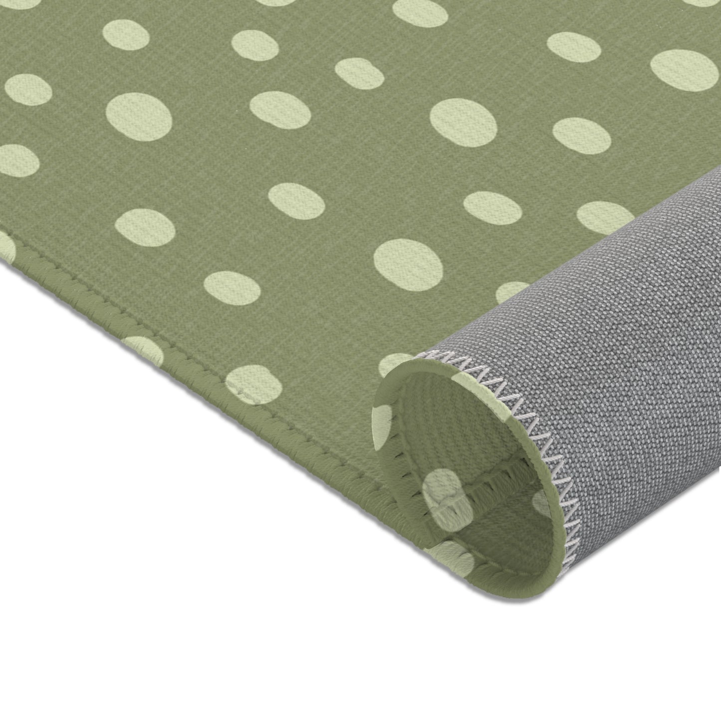 Sage Speckle area rug in the large size