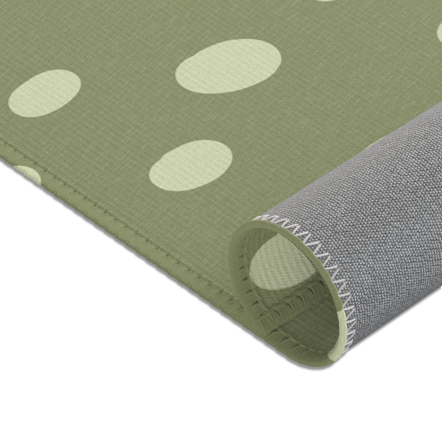 Sage Speckle nursery area rug for a baby room floor
