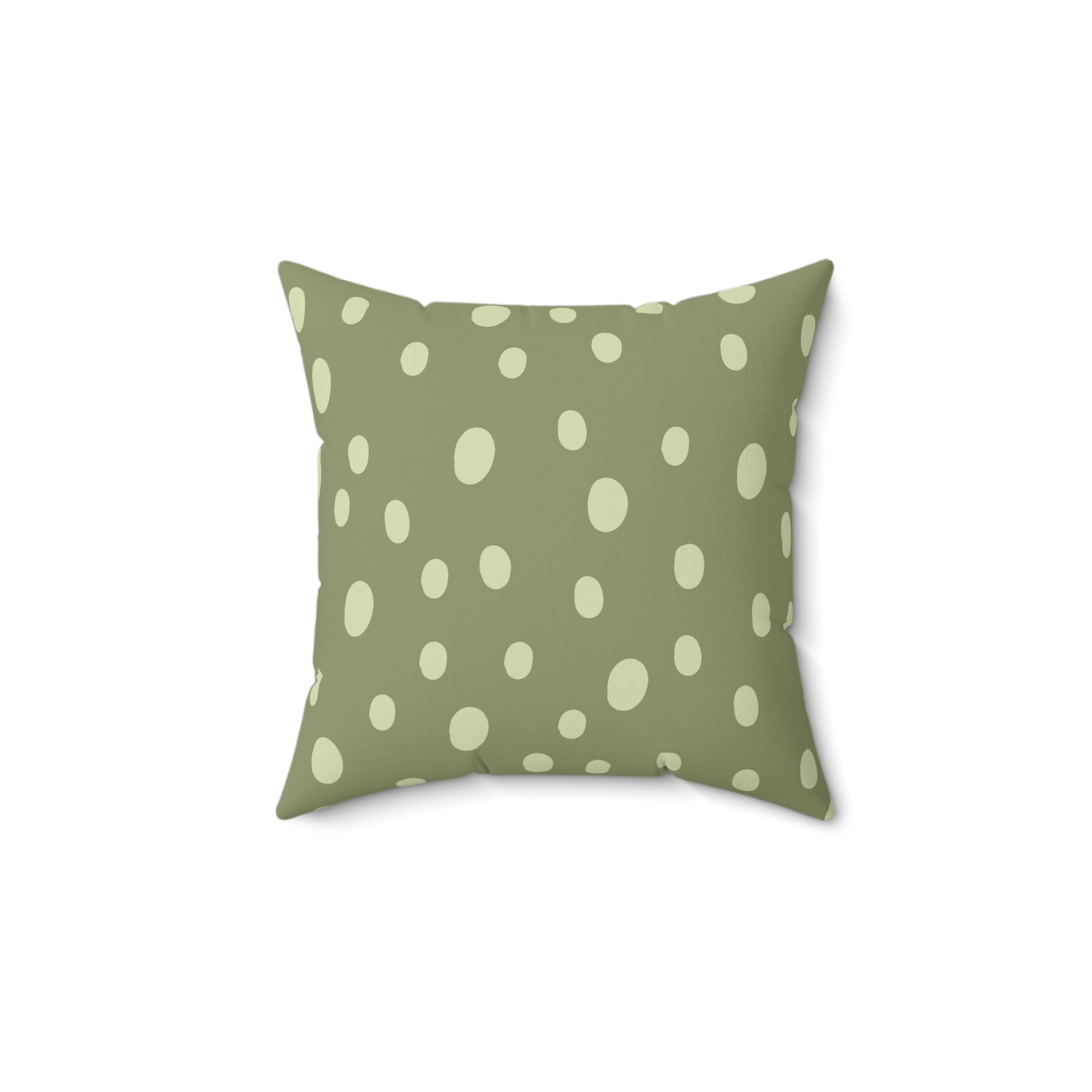 Sage Speckle pillow in the 18 inch square size