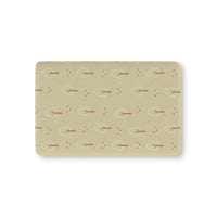 Scandi Forest fitted crib sheet on a nursery crib mattress