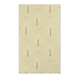 Scandi Forest nursery area rug in green and cream