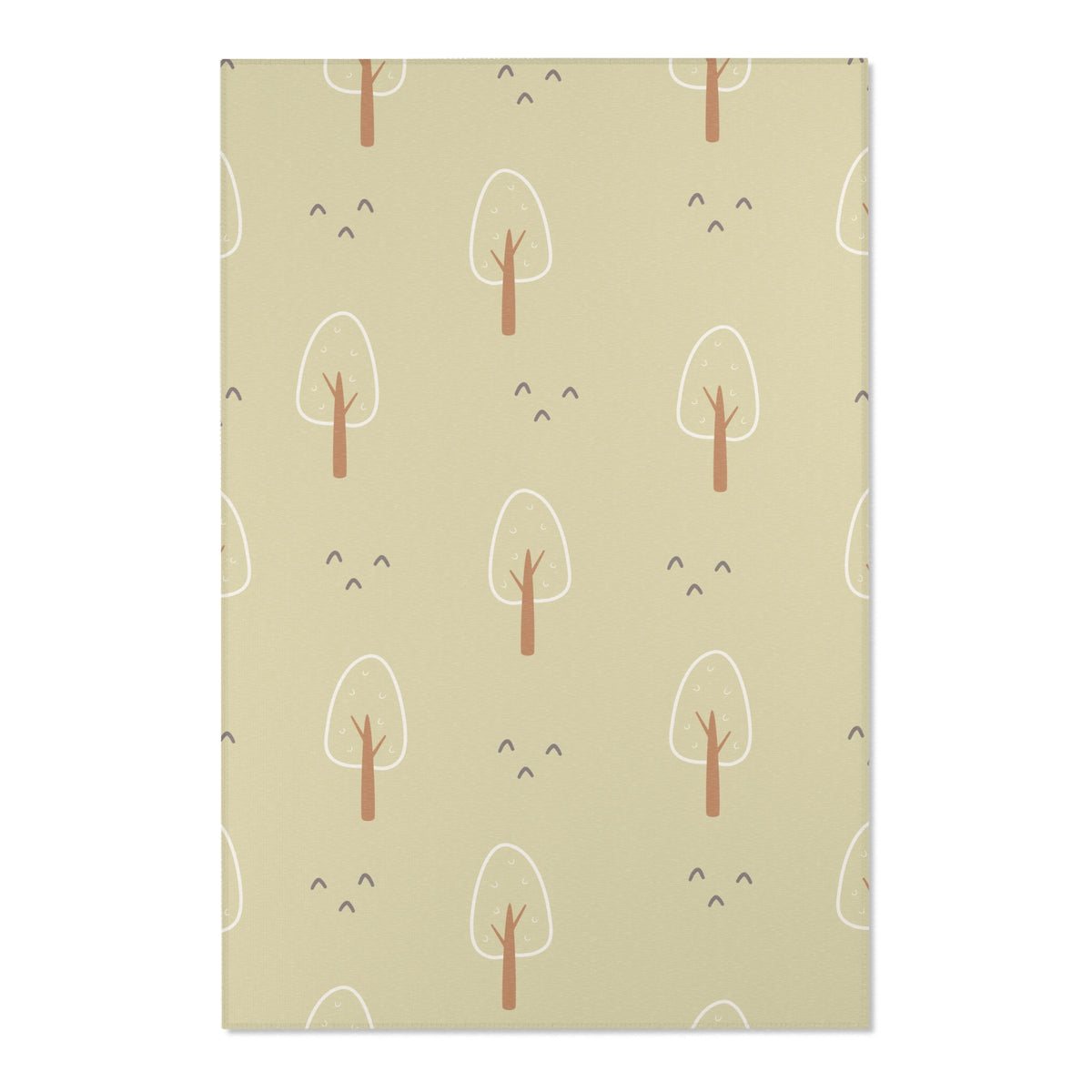 Rectangular nursery rug from the Scandi Forest collection