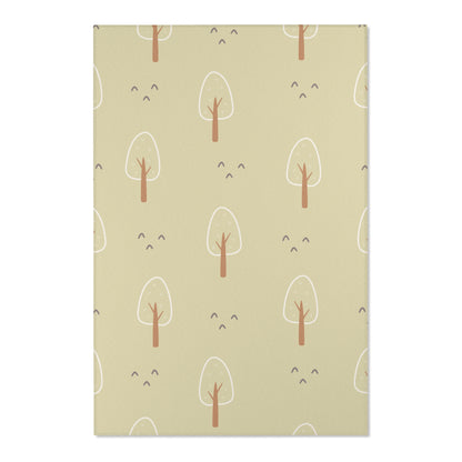 Rectangular nursery rug from the Scandi Forest collection