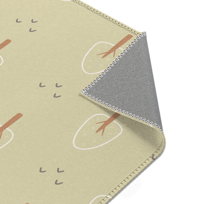 Scandi Forest nursery rug in portrait orientation