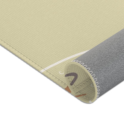 Woodland area rug in a small nursery