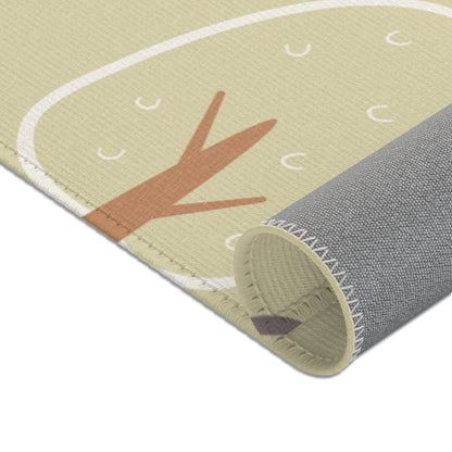 Scandi Forest area rug, full print detail