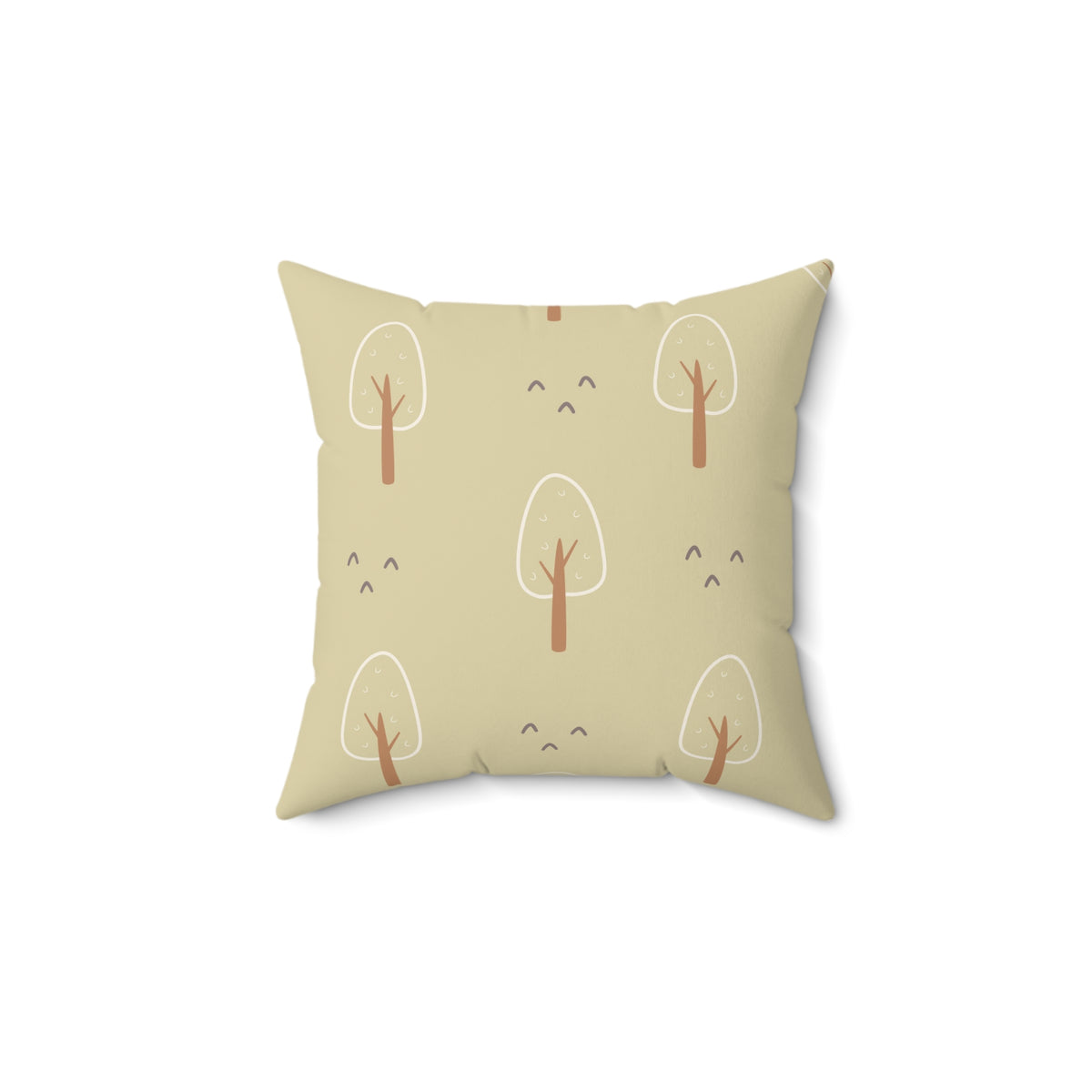 Scandi Forest nursery cushion on a daybed
