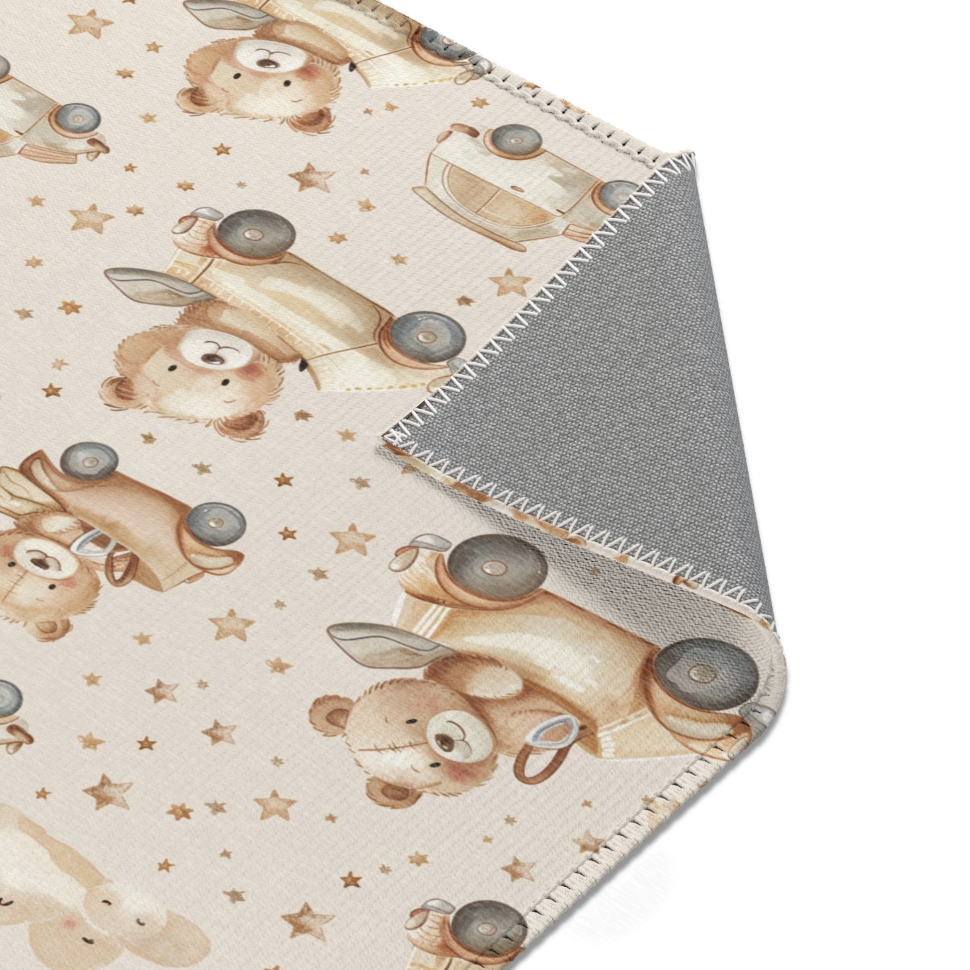 Teddy Roadtrip area rug in the medium size