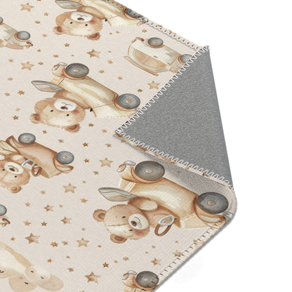 Teddy Roadtrip area rug in the medium size