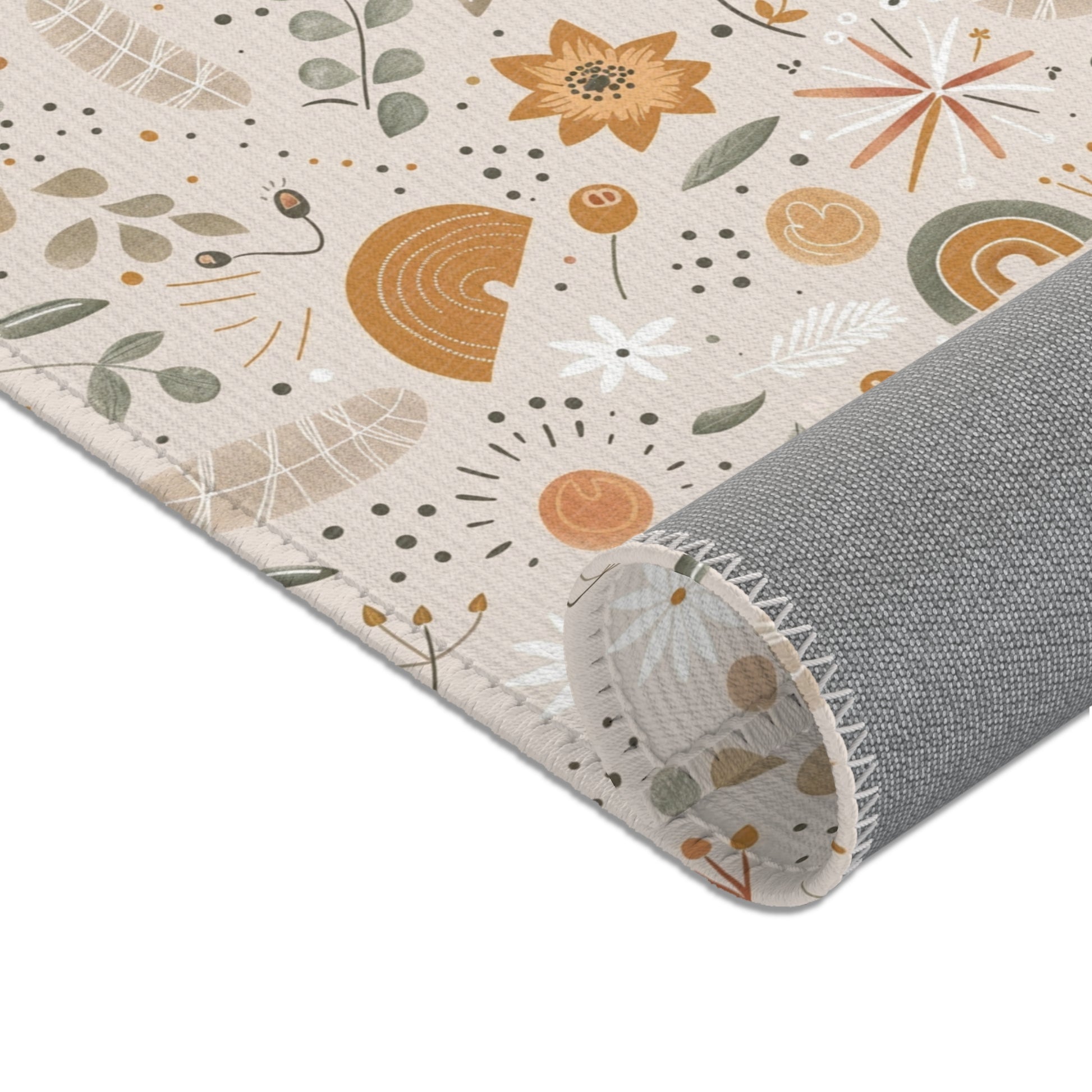 Wildflower Rainbow area rug in the small size